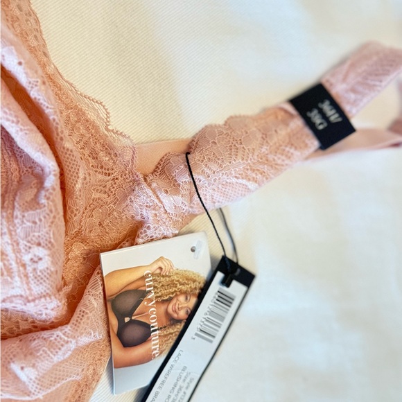 Curvy Couture Pink Bra Intimates - Picture 2 of 4